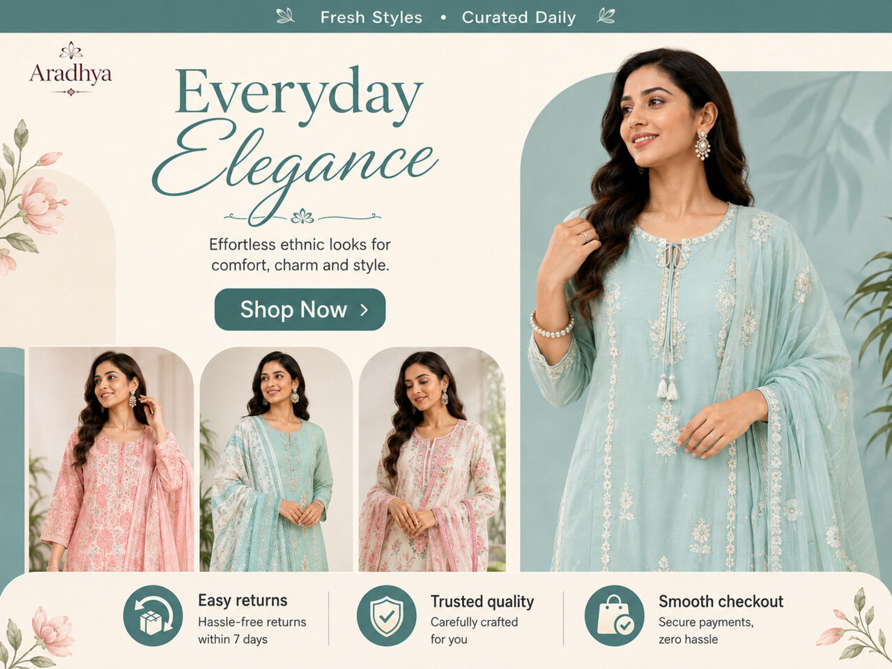 Aradhya Everyday Elegance banner